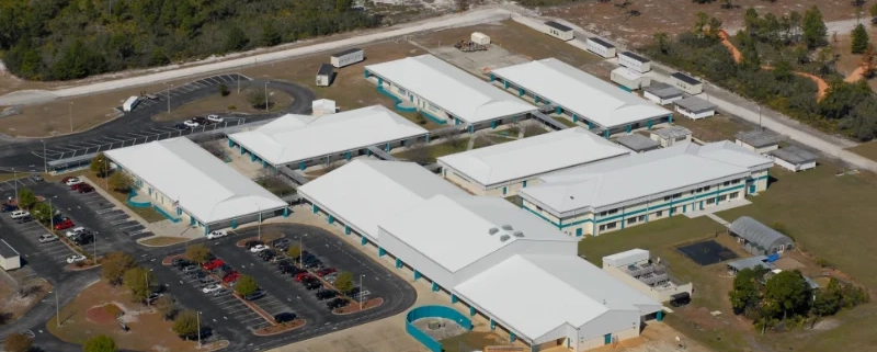 Hill Gustat Middle School - lightning system installation