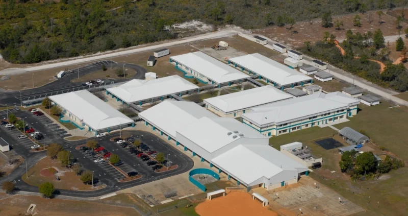 Hill Gustat Middle School - lightning system installation
