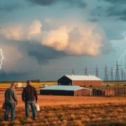 Lightning protection system for farm