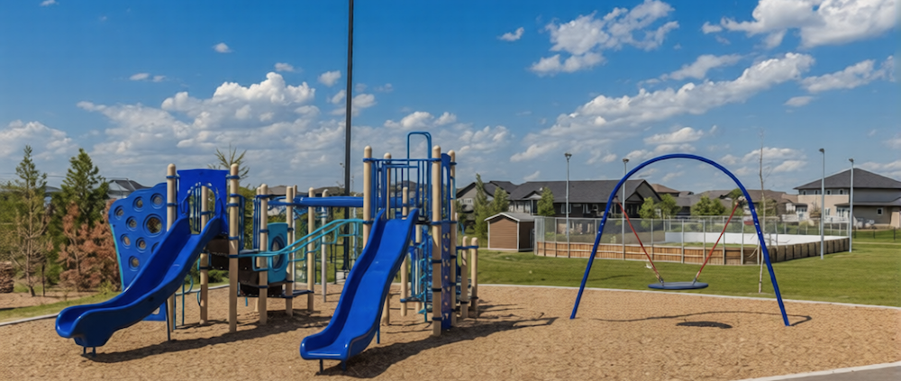 Outdoor lightning protection system on a public park pavilion shelter