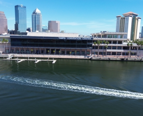 All South Lightning Protection landmark venue installations across Tampa Bay including Tropicana Field and Tampa Convention Center