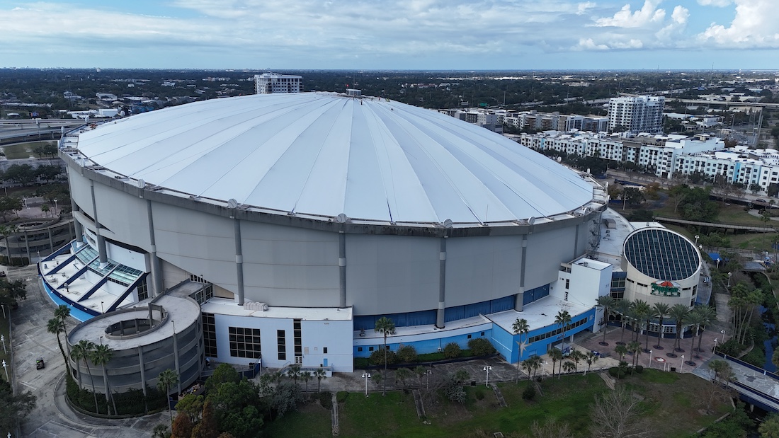 All South Lightning Protection landmark venue installations across Tampa Bay including Tropicana Field and Tampa Convention Center