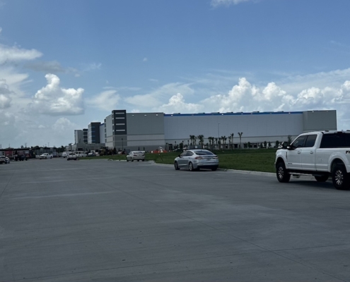 Data center server room protected by lightning protection system in Florida