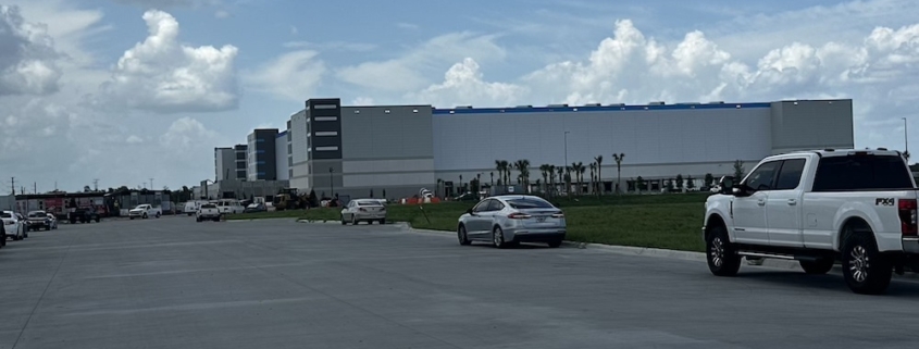 Data center server room protected by lightning protection system in Florida