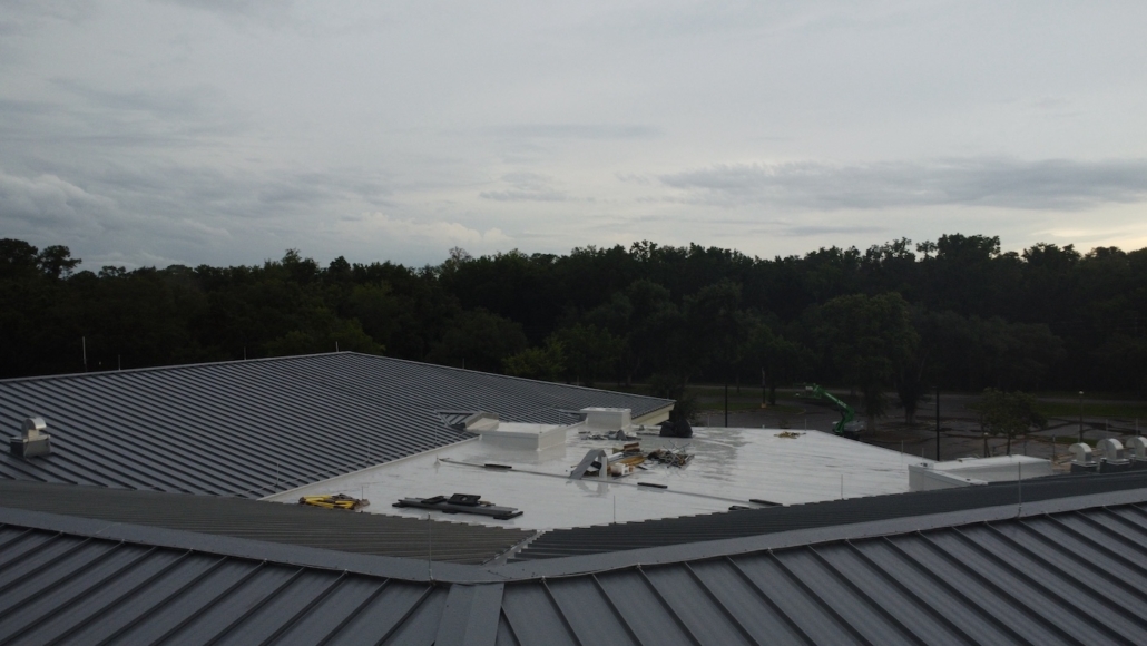 Lightning protection grounding electrode system installation at Florida commercial facility