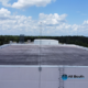 Lightning protection grounding electrode and bonding connection being tested during UL 96A recertification inspection at a Florida commercial facility